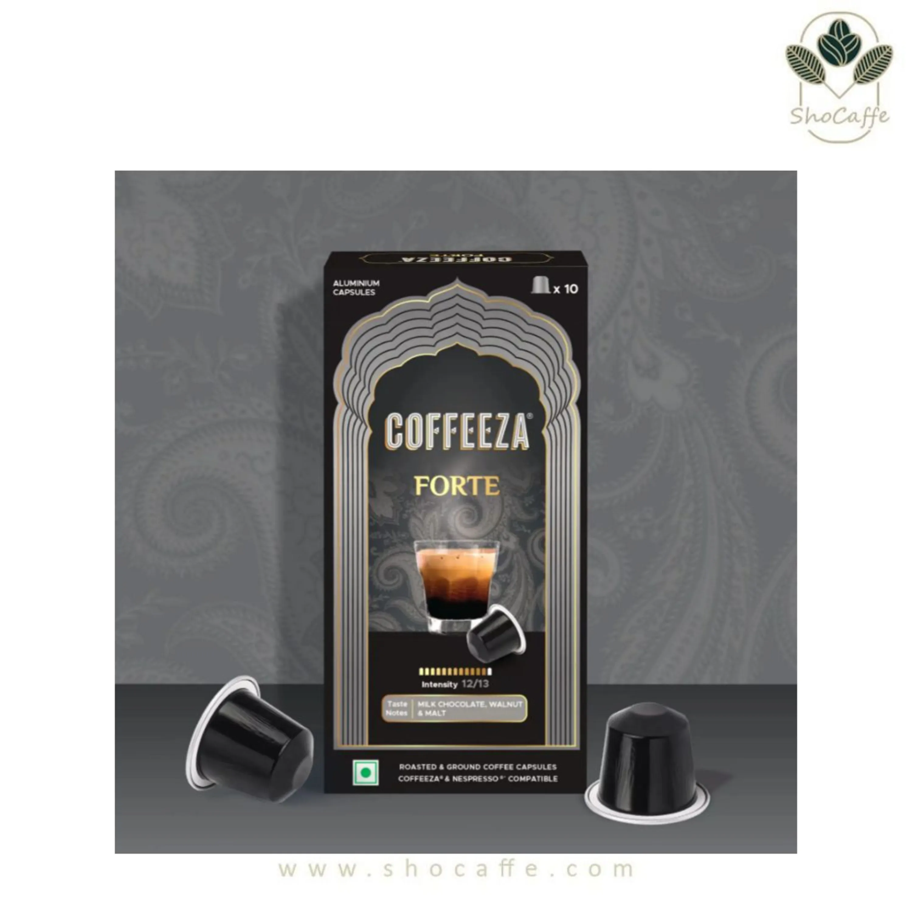 کپسول قهوه نسپرسو کافی زا مدل فورته CoffeeZa Forte